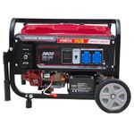 POWER HUB 3800ER-3000 Watts OR 3KW Powered Self Start Generator With Heavy Duty Engine|Home & Commercial Use|Petrol Generator|Life Time Spare Support & Service|1 Year Warranty