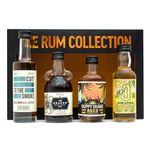 Spiced Rum Gift Set - Kraken Rum, Old J Pineapple Flavoured, Duppy Share Aged Rum, Cut Rum, Mini Alcohol Bottles x4 5cl - Rum Miniatures Birthday Gifts for Men, Dad Gifts, Drinks for Christmas