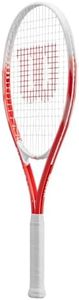 Wilson WR148010U2 Envy Xpey Light Rigid Tennis Racquet, Grip Size 2, Coral Pink x White