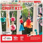 Chalk And Chuckles Art and Craft Keychain Dolls - Make Yourself Activity Kit Age 8+ Unique DIY Set, Gifts for Girls 9, 10, 11, 12 Year Old, Adults