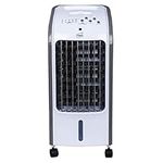 Neo 4L 80W Oscillating Air Ice Water Evaporative Mini Portable AC Con Conditioning Cool Cooler Fan Remote (White)