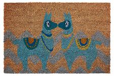 Premier Housewares Door mat, Indoor, Non Slip - Llamas, 60x40x2