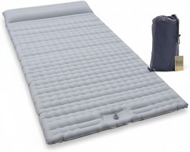 HI FINE CARE Double Camping Pad for 2 Person – Inflatable Sleeping Pad for Tent Camping & Backpacking – Lightweight, Waterproof & Quick Inflation – 4” Thick for Camping, Travel & Guests