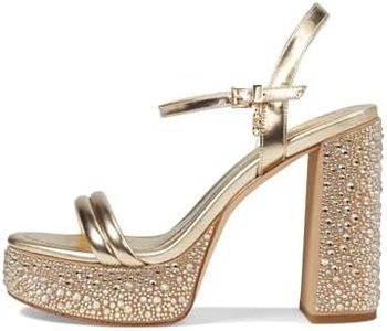 Michael Kors Laci Platform Sandal - 8.5 in Pale Gold