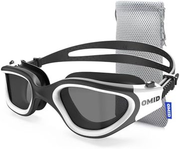 OMID Swim Goggles, P2 Polarized Swimming Goggles for Men Anti-fog Goggles Swimming for Adult Women