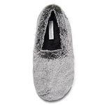 Laura Ashley Ladies Plush A-line Slippers, Large