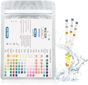 50-Pack 16 IN 1 Drinking Water Test Strips Kit - pH, Hardness, Lead, Chlorine, Iron, Copper, Nitrate & More - Home Water Testing Kit for Safe Drinking Water, Tap & Well Water