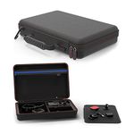 DigiCharge Action Camera Carrying Case for GoPro Hero13 Hero12 Hero11 Max Hero10 / DJI Osmo Action 5 4 3 / HERO 13 12 11 Mini 10 9 8 FUSION Akaso EK7000 V50 Brave Cam 12x8x2.5 Inches