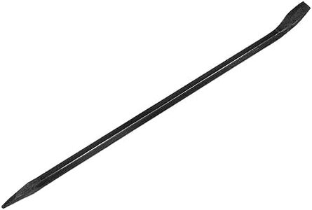 uxcell Hexagonal Connecting Bar Sleever Bar 28'' Steel Crowbar for Prying and Aligning with Chisel End