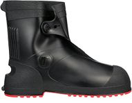 Tingley Workbrutes G2 - PVC Overshoe - 10" Ht. - Black Upper - Red Sole - Cleated Outsole