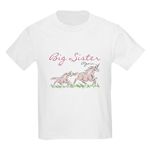 CafePress Unicorn Big Sister Again Kids Light T Shirt Youth Kids Cotton T-Shirt White