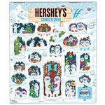 Hershey's Cookies 'N Cream Chocolate Advent Calendar 2024, Christmas Stocking Stuffers and Christmas Candy for Kids - 212g