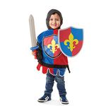 Melissa & Doug Knight Role Play Costume Dress-Up Set (4 pcs) | Knight Costume Kids | Pretend Play | Halloween Costume | Kids Costume | 3+ | Gift for Boy or Girl