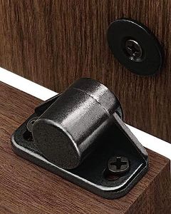 Sunivaca Magnetic Door Catch, Neodymium Magnetic Closures for Cabinets - Gun Metal (2 Pack)