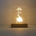 souleather Princess Night Light, Night Light, Custom Name Night Light, Kids Bedroom, Nursery Night Light, Personalized Night Light, Childs Playroom, Gift for Kids