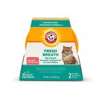 Arm & Hammer Dip & Brush Fresh Breath Enzymatic Toothpaste Kit for Cats and Kittens with 2 Microfiber Finger Bushes, 2.5 Ounces, Tuna Flavor | Cat Dental Care Kit