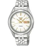 Seiko Men's Stainless Steel Analog with Silver Dial Watch SNKL17