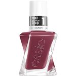 essie gel couture, 2-step longwear nail polish, 8-free vegan formula, not what it seams, plum, 13.5ml