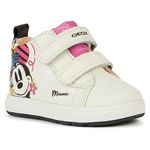 Geox Baby Biglia Girl B Sneaker, White Black, 3 UK Child