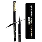 L'Oréal Paris Eyeliner with precise felt tip for the perfect eyeliner and irresistible eye make-up, super liner, perfect slim, no. 1 intense black, pack of 1