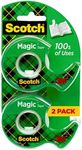 Scotch Magic Tape, 1/2 x 750 Inches, 2-Pack (119SDM-2)