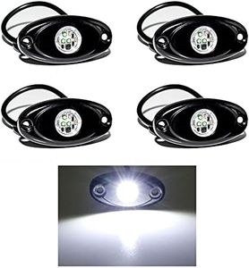 YONEDA Rock Lights for Trucks(4 Pods White)