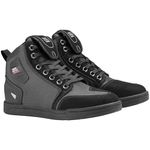 KEMIMOTO Motorcycle Shoes for Men Protective gear Anti-Slip Motorcycle Boots Street Causal Shoes Suitable for Riding Black