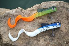 Fishing Lures - 2pc Unicorn Dawg Pike Musky Fishing Game Fish Lure 115g Soft Plastic Crank rk Bait Shallow Pike Leurre Souple Pesca