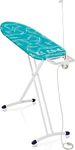 Leifheit Air Board M Solid Plus Ironing Board with Fixed Iron Rest Including Plug and a Cable Holder 120 x 38 cm