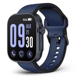 Smart Watch, AI Running Plan, PPG Monitor, 3ATM Waterproof Fitness Tracker, 1.99" AMOLED Display, Heart Rate Blood Oxygen Sleep Monitoring, Smartwatch for Men Compatible with Android and iOS Blue