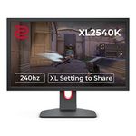 BenQ ZOWIE XL2540K Esports Gaming Monitor | 24.5 inch 240Hz XL Setting to Share | 120Hz Compatible for PS5 and Xbox Series X, black