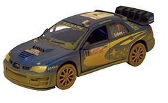 Kinsmart 2007 Dirty Subaru Impreza Wrc 1:36 Scale 5",Multicolor