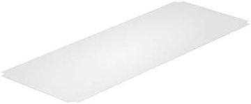 Thirteen Chefs Industrial Shelf Liners 48 x 18 Inch, 5 Pack Set for Wired Shelving Racks, Clear Polypropylene