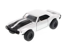 Jada Fast & Furious Roman'S Chevy Camaro Off Road, Silver - Jada Toys 97169 - 1/24 Scale Diecast Model Toy Car