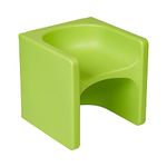 ECR4Kids Tri-Me 3-In-1 Cube Chair, Kids Furniture, Lime Green