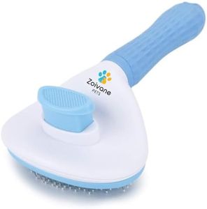 ZOIVANE Self Cleaning Dog Comb (Pack Of 1) | Pet Grooming Brush | Dogs and Cats Accessories | Suitable For Pets With Long/Short Hair | Labrador, Shih tzu, German Shepherd, Golden Retriever (Model 03)
