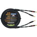 WORLDS BEST CABLES 3 Foot - Canare 4S11 – Audiophile Grade - HiFi Star-Quad Single Speaker Cable for Center Channel with Eminence Gold Banana Connectors