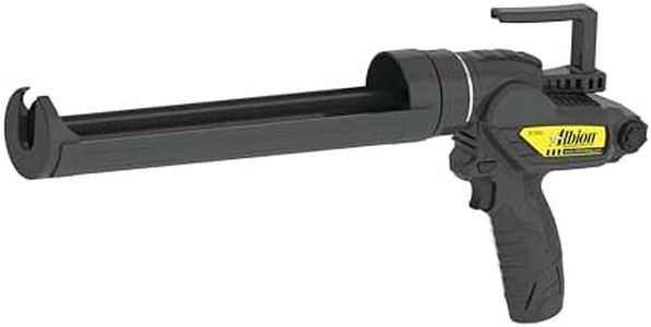 Albion Engineering E12Q B-Line Cordless Cartridge Caulking Gun, No Drip, 12V, 1 Quart