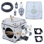 Adefol Carburetor for Stihl 041 041AV Farm Boss Gas Chainsaw Replace 1110-120-0609 Air Fuel Filter Line Kit