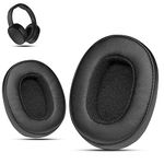 Krone Kalpasmos QuickFit Replacement Earpads for Skullcandy Crusher Evo, Crusher Wireless, Crusher ANC, Hesh 3, Hesh Evo, Noise-Isolating Memory Foam Ear Cushions, Headset Earpads, Black