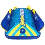 Wow Sports Snowsteer Sled Snow Tube, Heavy Duty Snow Sled, Snow Sleds for Kids and Adults, Snow Toys for Winter