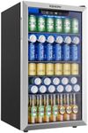 EUHOMY Mini Fridge 130 Can Beverage
