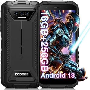 DOOGEE S41 MAX Movil Resistente 16GB+256GB /1TB, Android 13 Teléfono Irrompible, 5.5" HD+ Movil Antigolpes, 6300mAh Batería, Cámara 13MP, Face ID/NFC/GPS/OTG/Dual SIM 4G/IP68/69K Movil Todoterreno