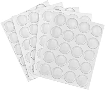 Enenes 100 PCS Epoxy Stickers, 1 Inch Clear Dome Adhesive Seal Stickers for Bottle Caps Pendant Necklace Jewelry Art Craft Hair Bows Scrapbook Card Making (Clear，Round)