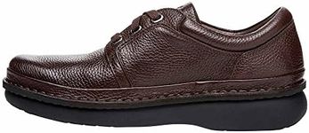Propet Men's Villager Oxford Walking Shoe, Brown, 7.5 X-Wide