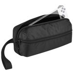 CaSZLUTION Carrying Case Compatible with ASUS ROG Ally Gaming Handheld and Accessories, Padded Fluffy Lining Sleeve Case with Pocket for Travel and Storage - Black