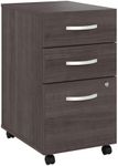 Bush Business Furniture SCF216SGSU Studio C 3 Drawer Mobile File Cabinet in Storm Gray