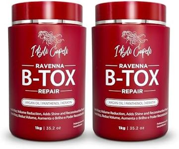 I Belli Capelli Ravenna Repair Hair B-tox -Cirugia Capilar para el Cabello, Formaldehyde-Free- B-tox Capilar Para El Cabello, Long Lasting Anti-Frizz,B-tox Hair Treatment, Pack of 2 (35.2 oz/1kg)