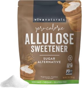 Viva Naturals Allulose Sweetener, 3 lb – Zero Calorie Sugar Alternative, Clean Sweet Taste, No Aftertaste, Ideal for Baking & Sweetening, Keto Friendly, Non-GMO