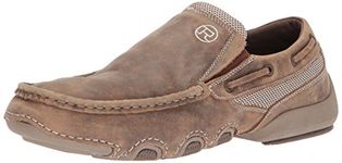 Roper Men's Skipper Driving Style Loafer, Tan, 9.5 Medium US